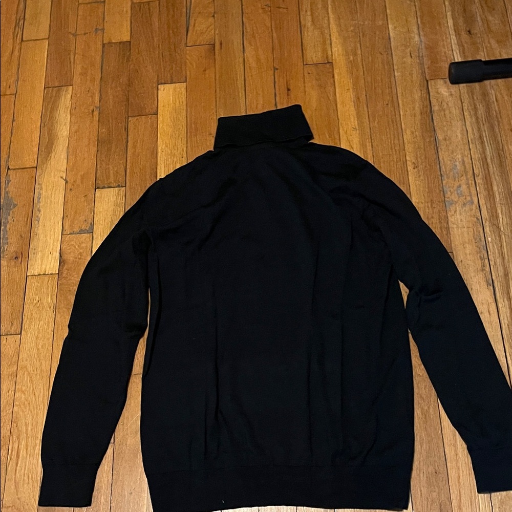 H&M Men's Classic Black Turtleneck Sweater